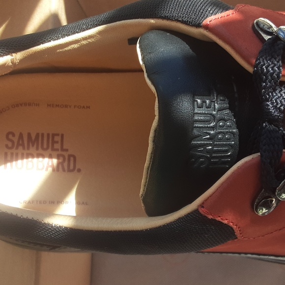 Brand new, never worn size 12 W, suede brown and blackrim. Samuel Hubbard shoes. - Picture 4 of 4